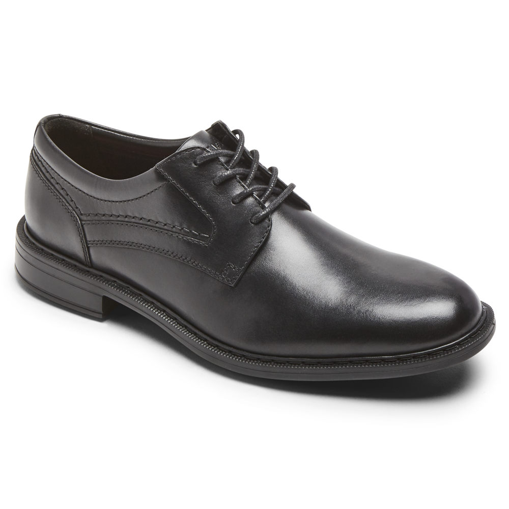 Rockport Mens Parsons Plain Toe - Oxfords Black - SIH648702